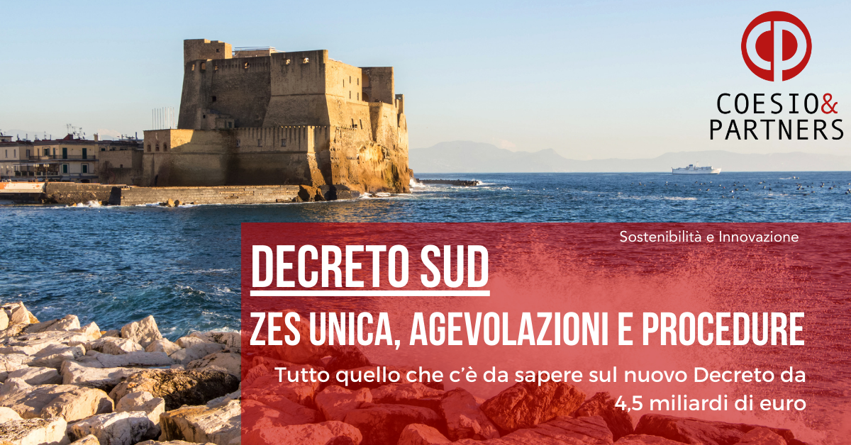 decreto sud, agevolazioni, zes