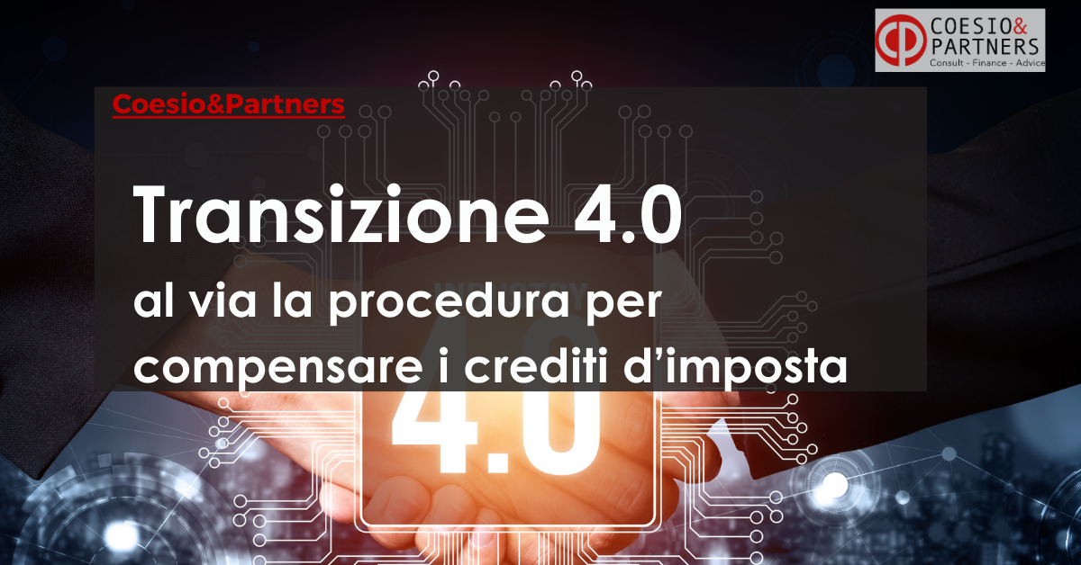 transizione 4.0 compensazione crediti